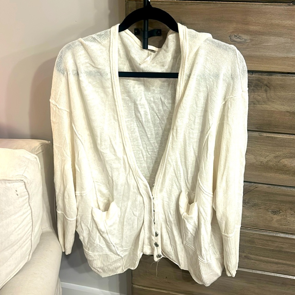 Oversized free people cardigan